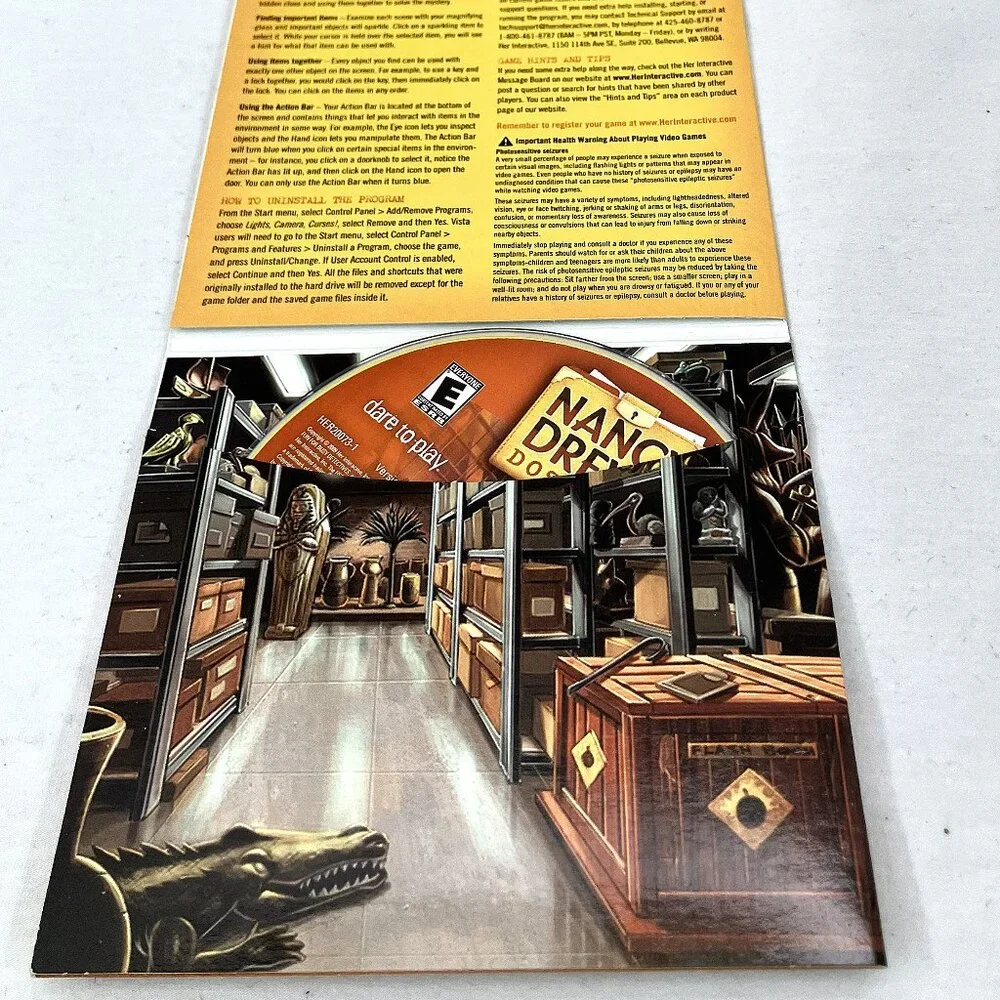 Nancy Drew Dossier 'Lights, Camera, Curses' PC Game